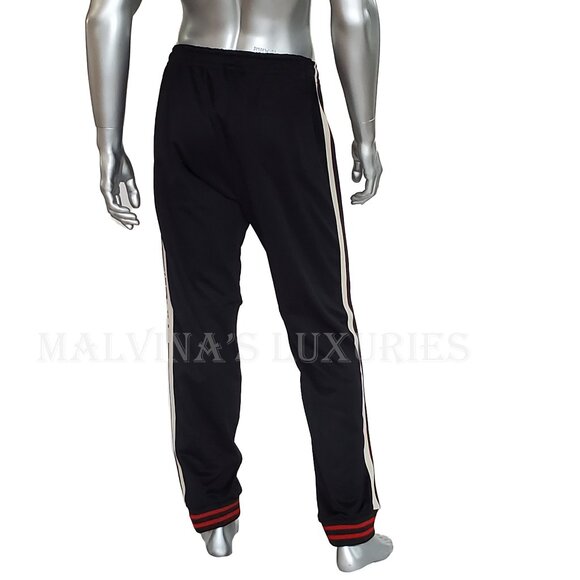 GUCCI PANTS MENS TRACK LOGO LOUNGE TROUSERS WEB TECH sz XXXL - Picture 8 of 16